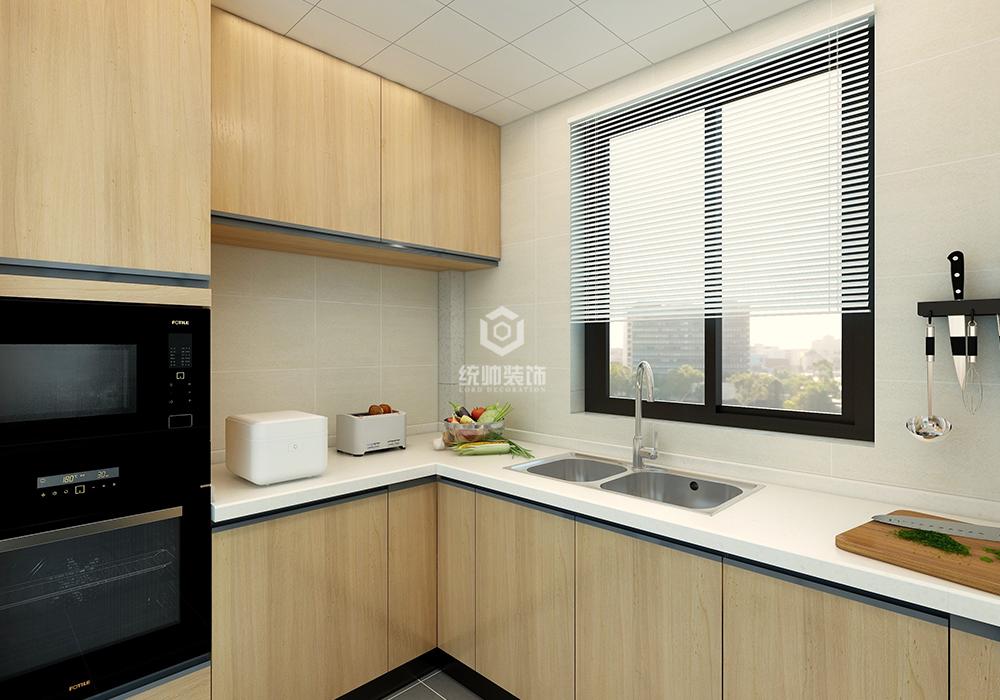 浦东新区绿缘公寓120平日式厨房装修效果图