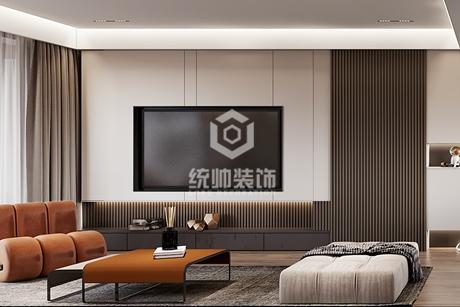 杨浦区学问佳园121平现代简约风格2室3厅装修效果图