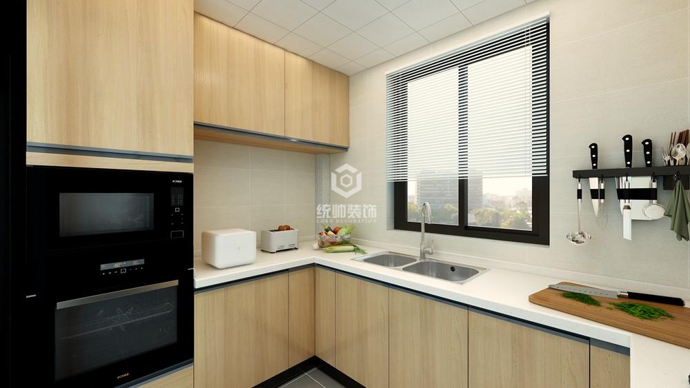 浦東新區綠緣公寓120平日式廚房裝修效果圖