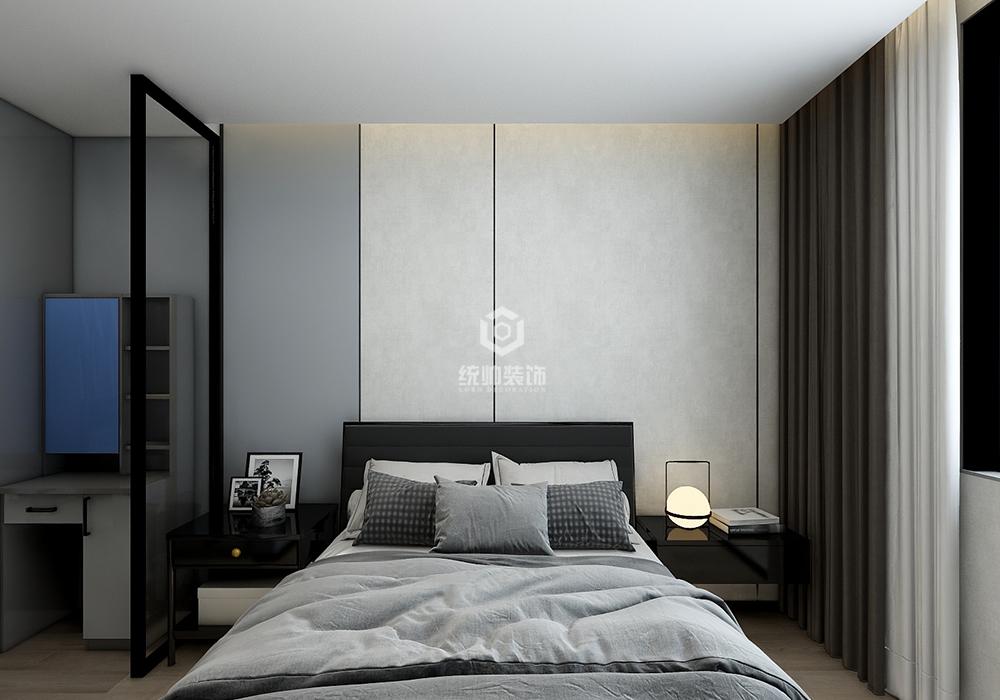 靜安區幸福第一公寓100平現代簡約臥室裝修效果圖