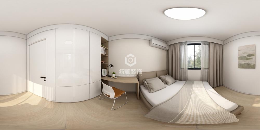 浦东新区高行绿洲二期80平现代简约卧室装修效果图
