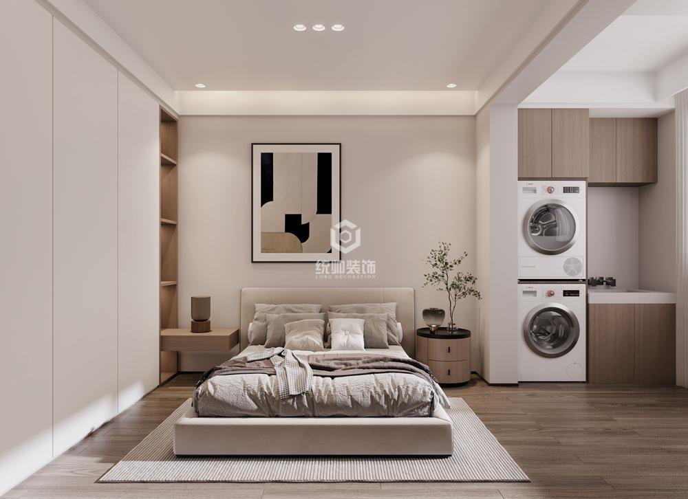 杨浦区阳光欧洲92平现代简约卧室装修效果图