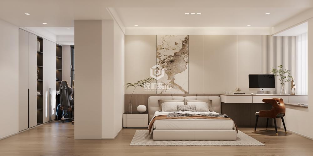 楊浦區陽光歐洲92平現代簡約臥室裝修效果圖