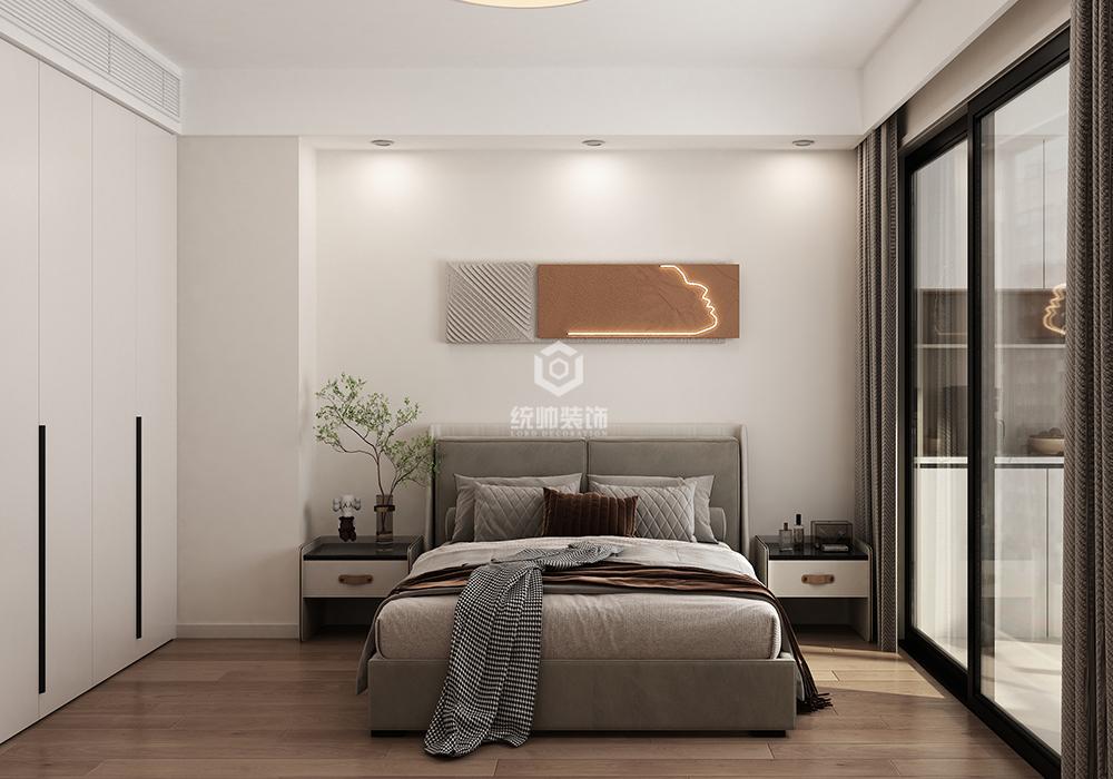 松江区三迪曼哈顿240平新中式卧室装修效果图