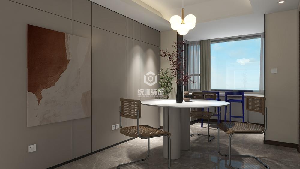楊浦區同濟國康公寓183平現代簡約餐廳裝修效果圖