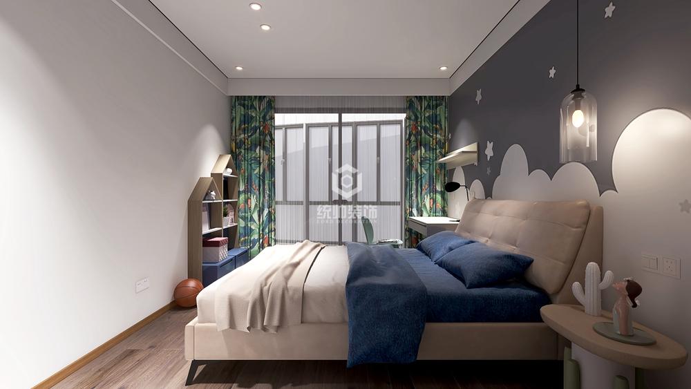 杨浦区同济国康公寓183平现代简约卧室装修效果图
