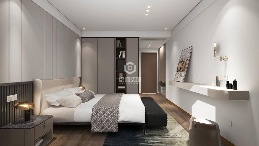 楊浦區同濟國康公寓183平現代簡約臥室裝修效果圖