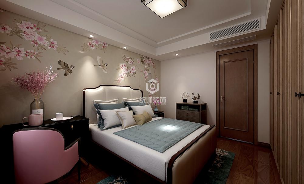 长宁区新华世纪园230平中式卧室装修效果图