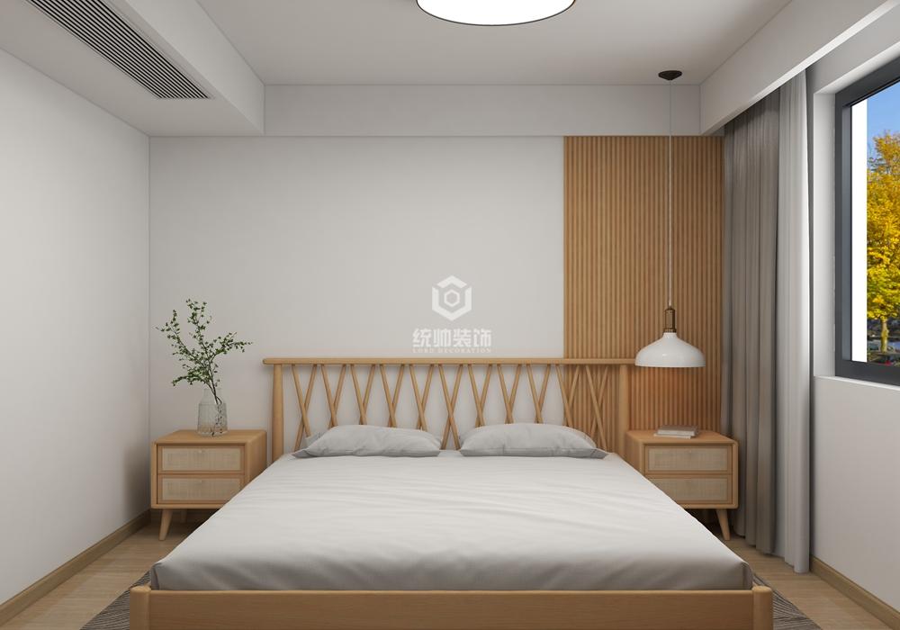 上海周边悠然98平日式卧室装修效果图