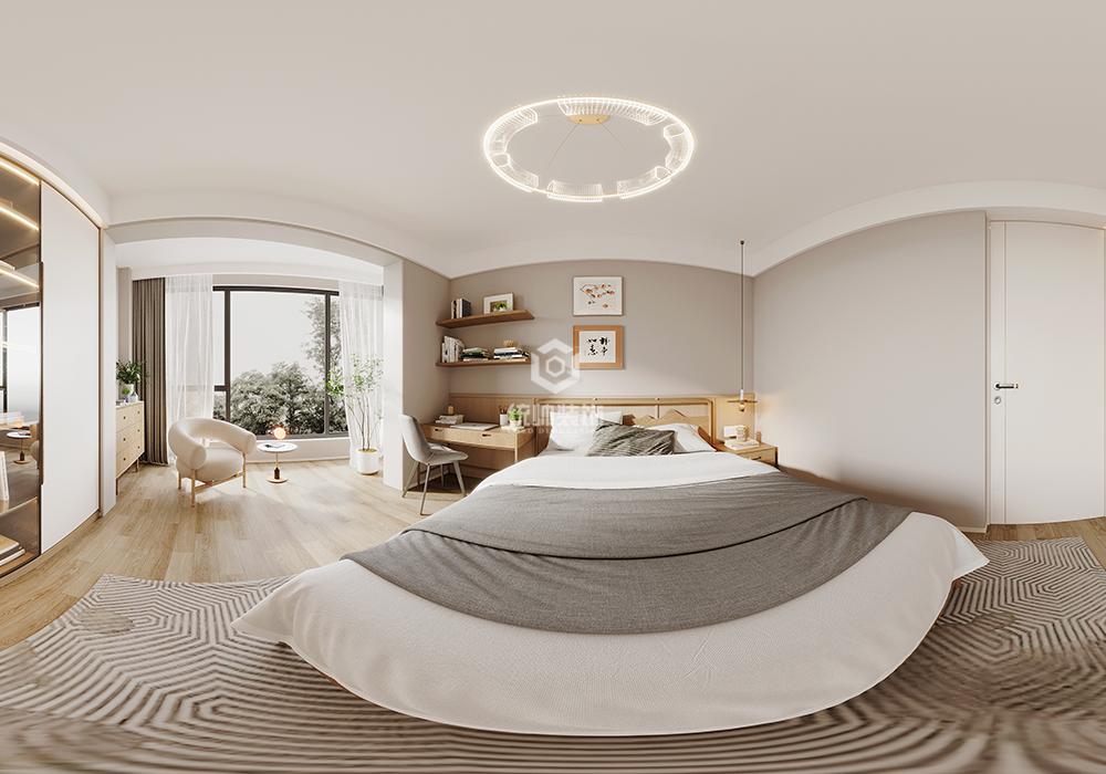浦东新区金领国际72平现代简约卧室装修效果图