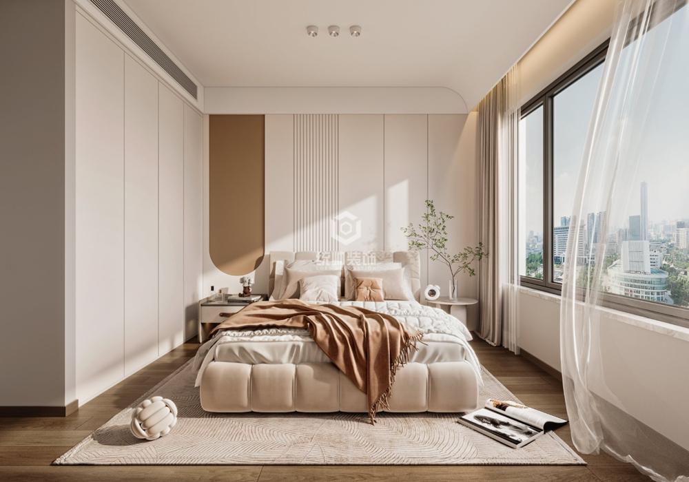 上海周边滨江·春翠里160平轻奢卧室装修效果图