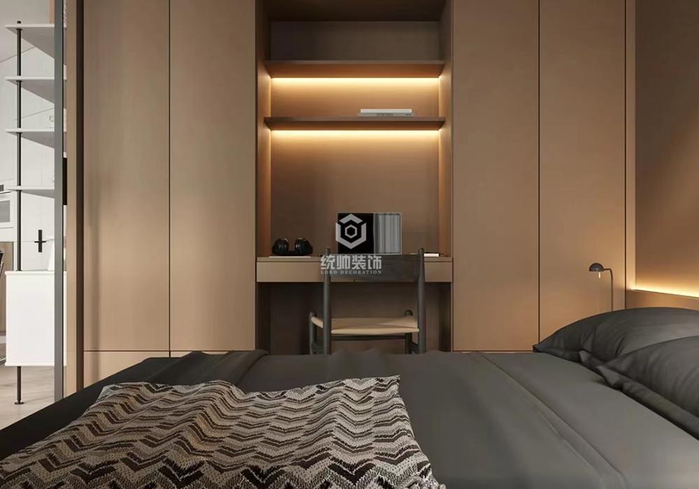 浦东新区东和公寓78平日式卧室装修效果图