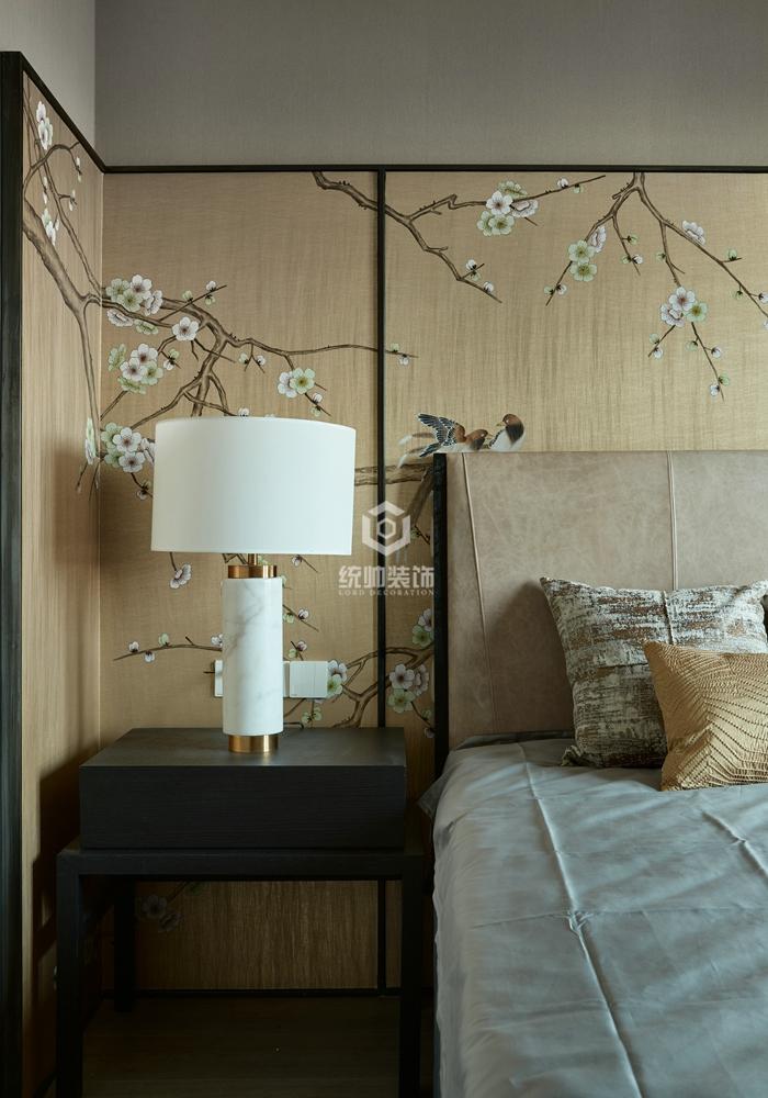 宝山区香槟国际186平中式卧室装修效果图
