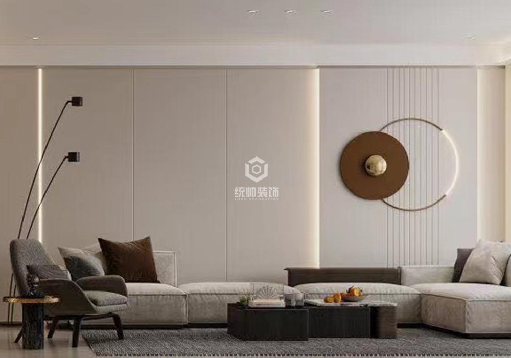 浦東新區鳳凰家園120平現代簡約客廳裝修效果圖