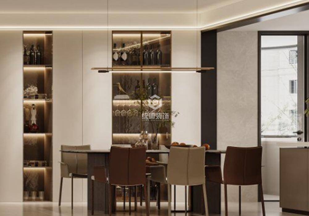 浦東新區鳳凰家園120平現代簡約餐廳裝修效果圖
