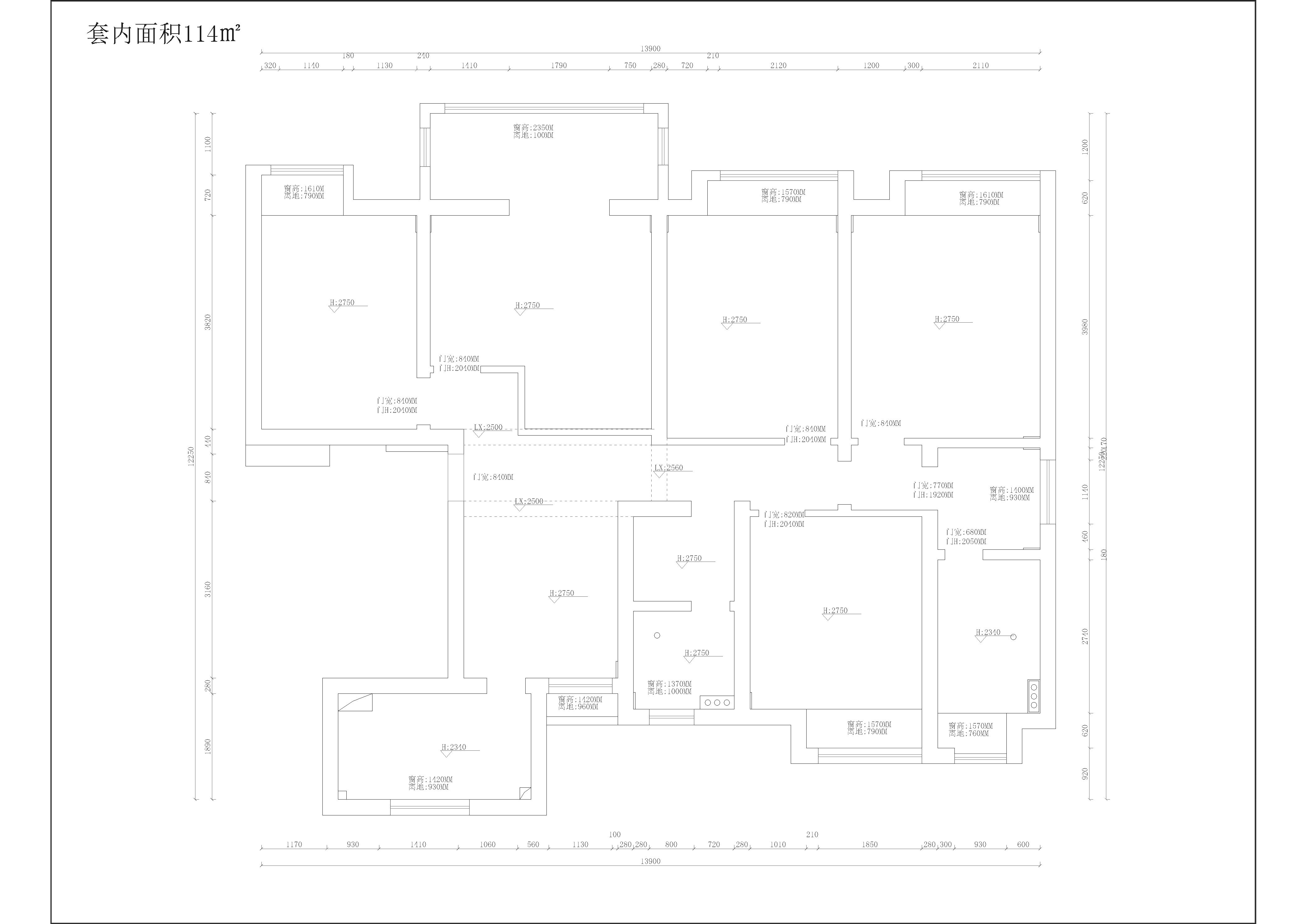 駿景雅苑原房屋戶型圖