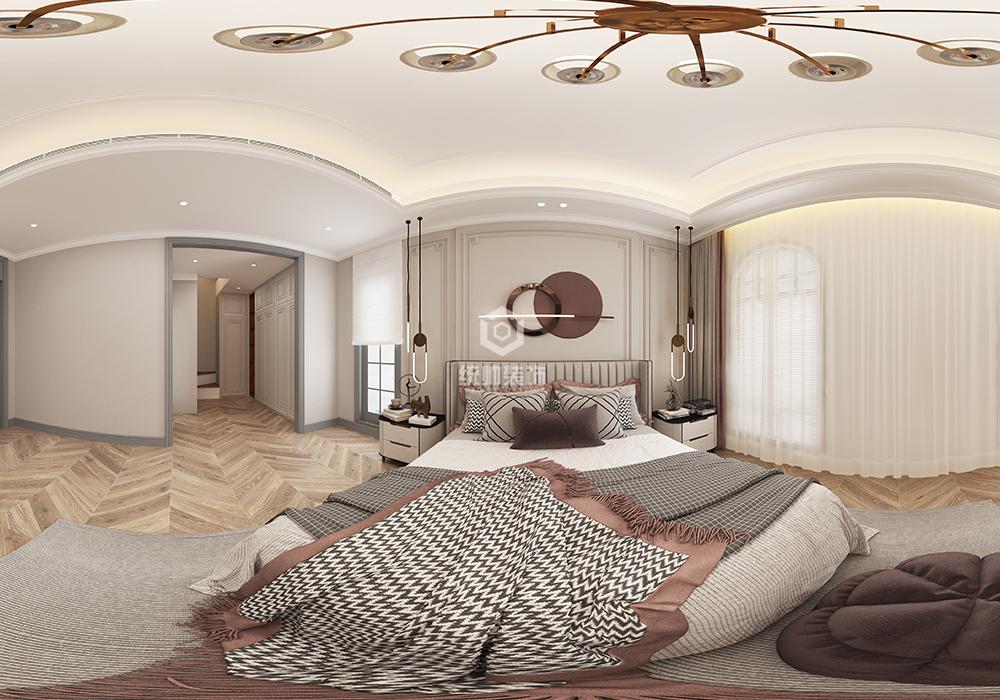 上海周边东淀湖庄园470平欧式卧室装修效果图
