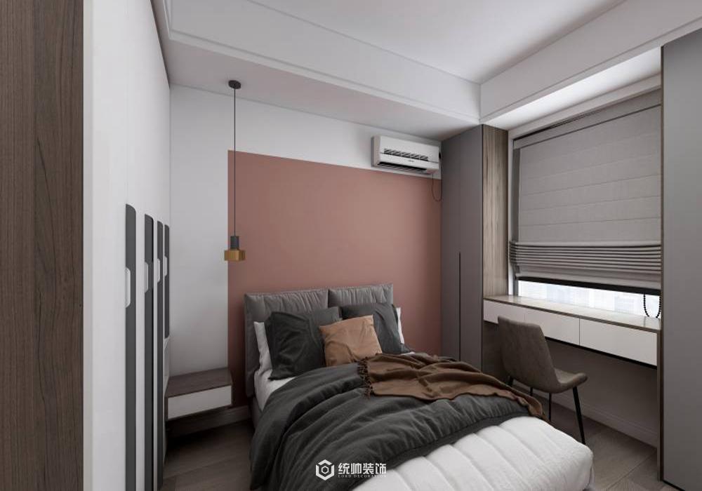 寶山區保利葉上海100平美式臥室裝修效果圖