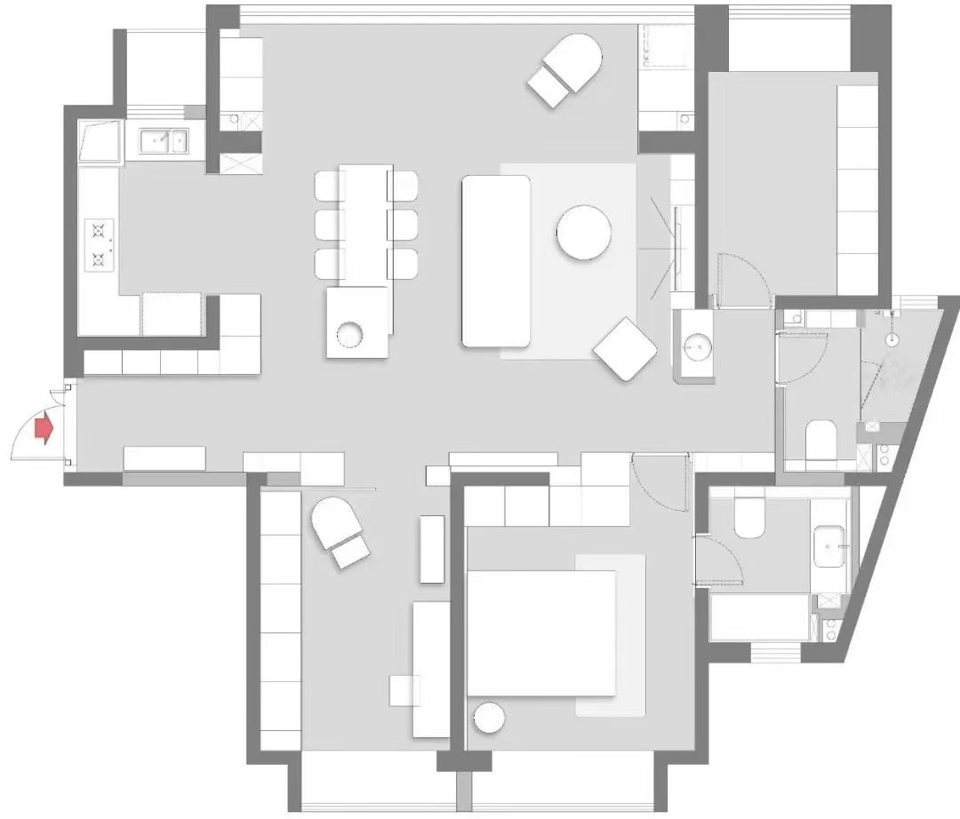 帆升公寓戶型分析圖