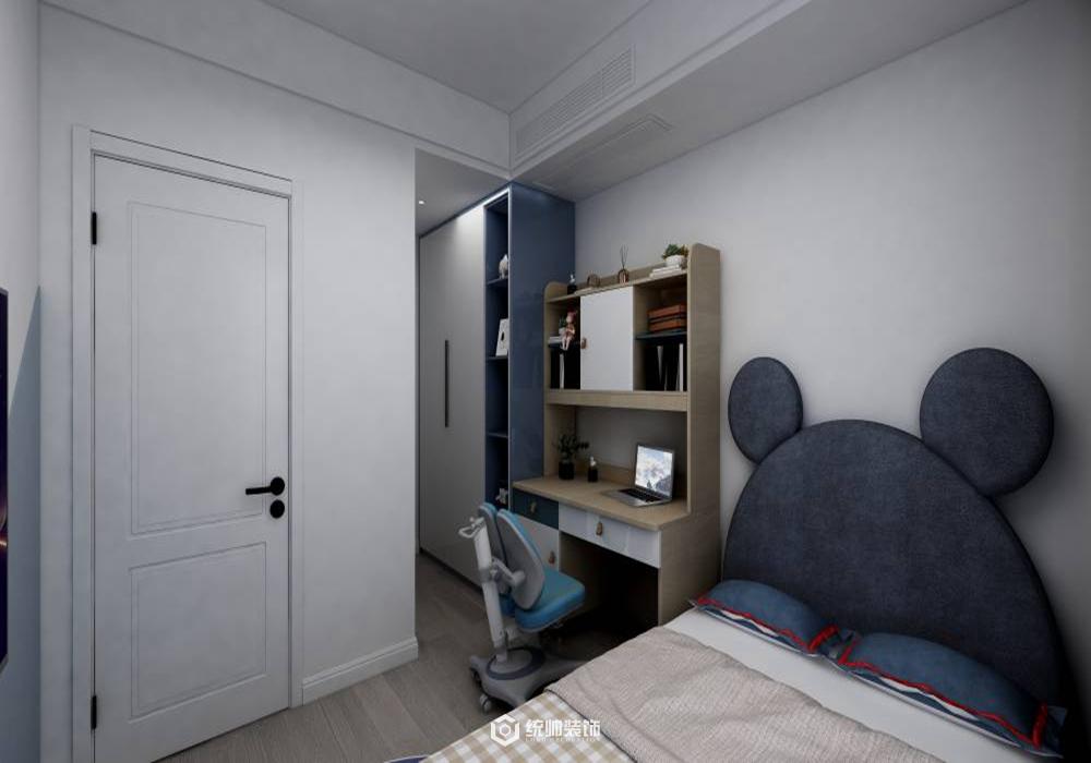 楊浦區帆升公寓142平現代簡約臥室裝修效果圖
