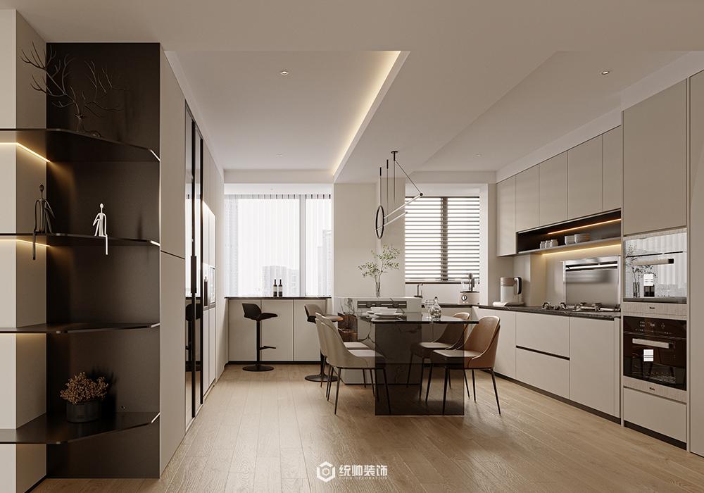 浦東新區新滬東公寓100平現代簡約餐廳裝修效果圖