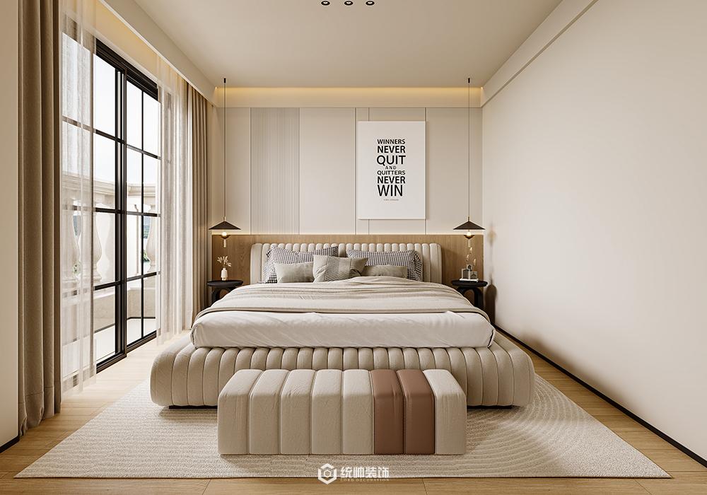 嘉定區上海莊園208平現代簡約臥室裝修效果圖
