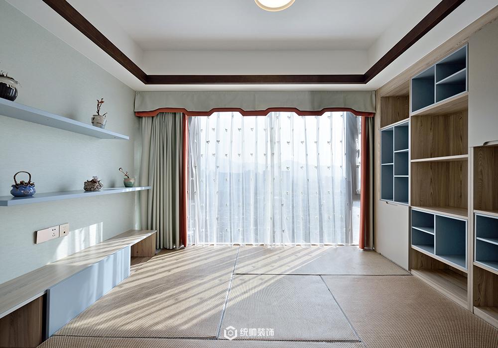 上海周边富春峰景286平新中式卧室装修效果图