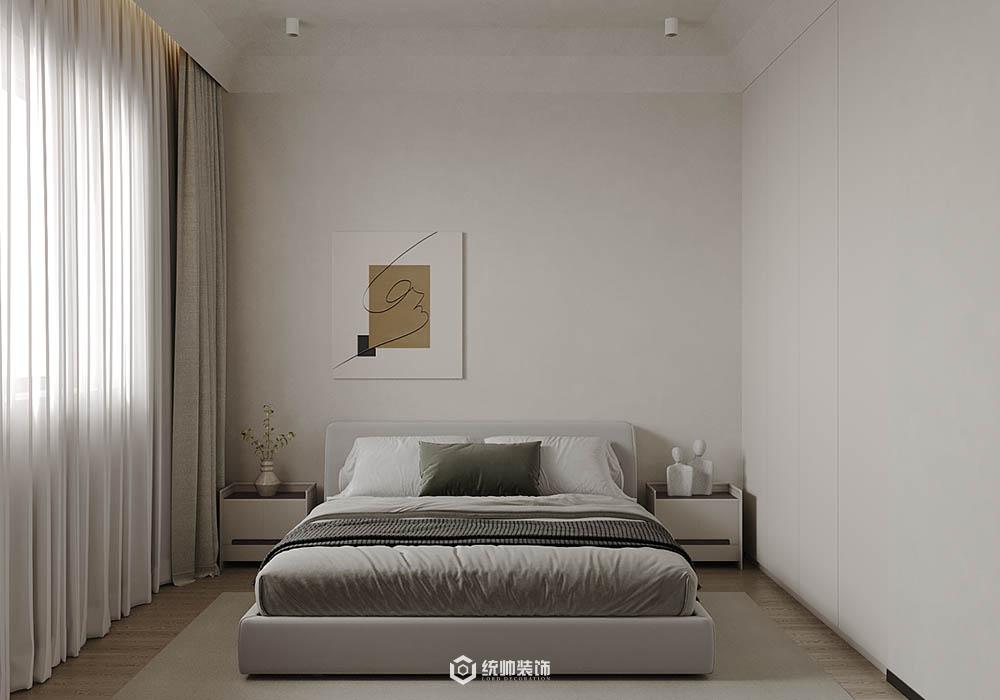 静安区远中风华园54平现代简约卧室装修效果图
