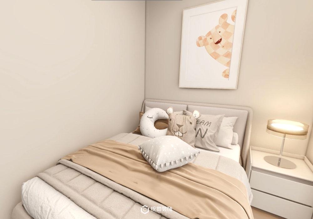 浦东新区证大家园78平现代简约卧室装修效果图