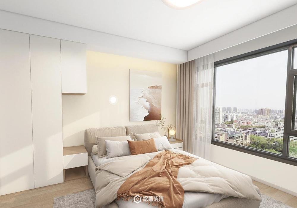 浦東新區中星海上景庭83平現代簡約臥室裝修效果圖