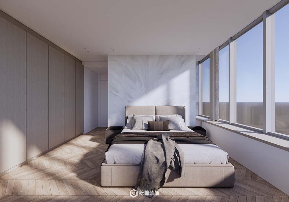 浦东新区东和公寓127平现代简约卧室装修效果图