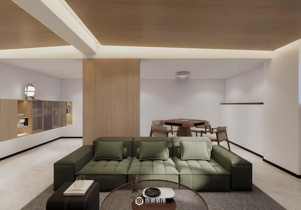 闵行区圣特丽墅580平现代简约客厅装修效果图