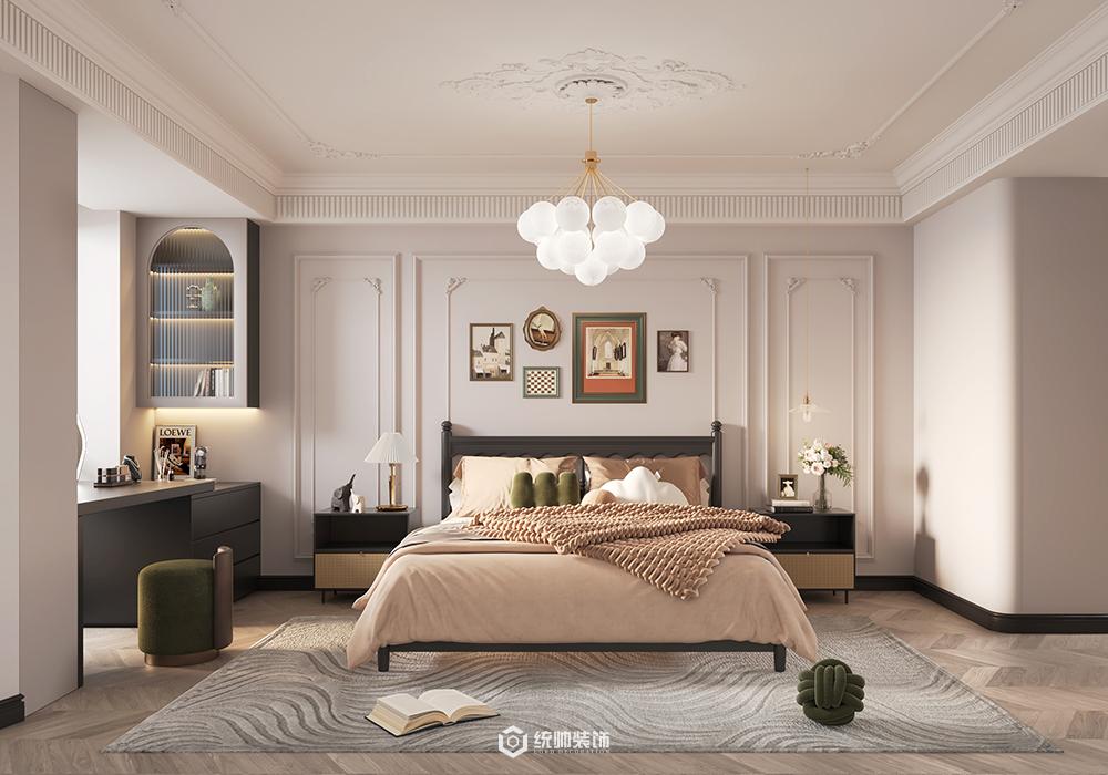 浦东新区上海绿城103平法式卧室装修效果图
