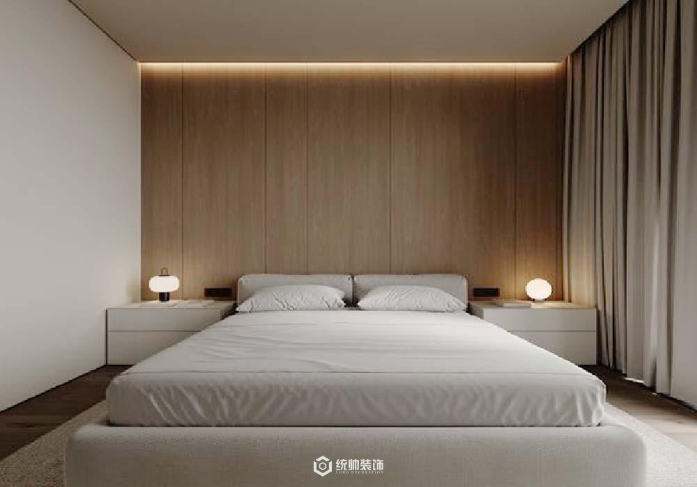 松江区象屿上海年华80平现代简约卧室装修效果图
