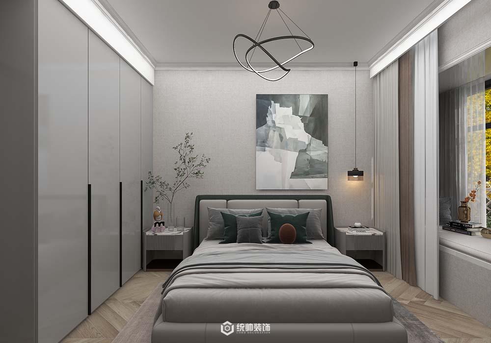 松江区象屿上海年华80平现代简约卧室装修效果图