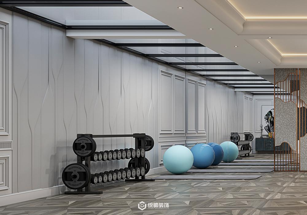 青浦區大華西郊300平現代簡約健身房裝修效果圖