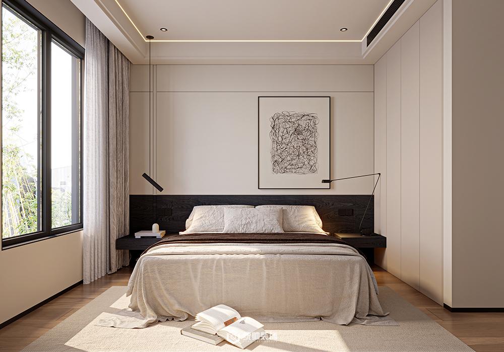 浦东新区中金海棠湾130平现代简约卧室装修效果图