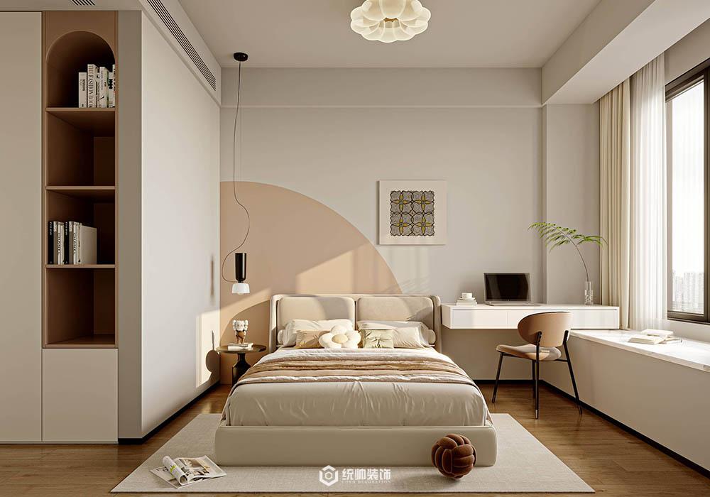 浦东新区融创未来金融城102平现代简约卧室装修效果图