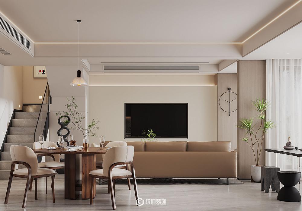 浦東新區龍光天耀150平現代簡約客廳裝修效果圖
