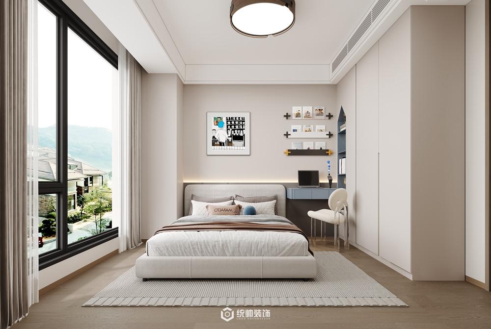 金山区建发和玺173平现代简约卧室装修效果图