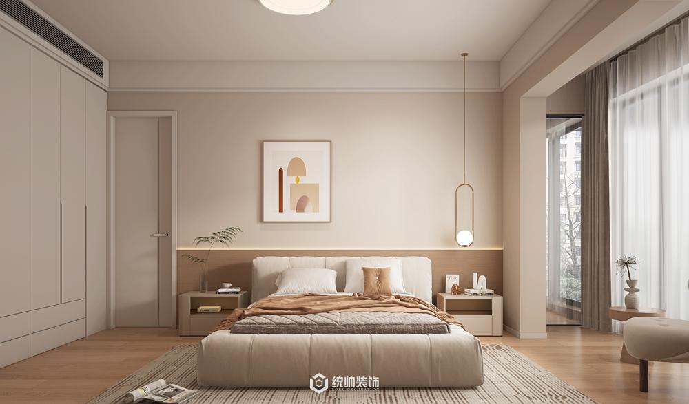 普陀区新湖明珠城105平法式卧室装修效果图