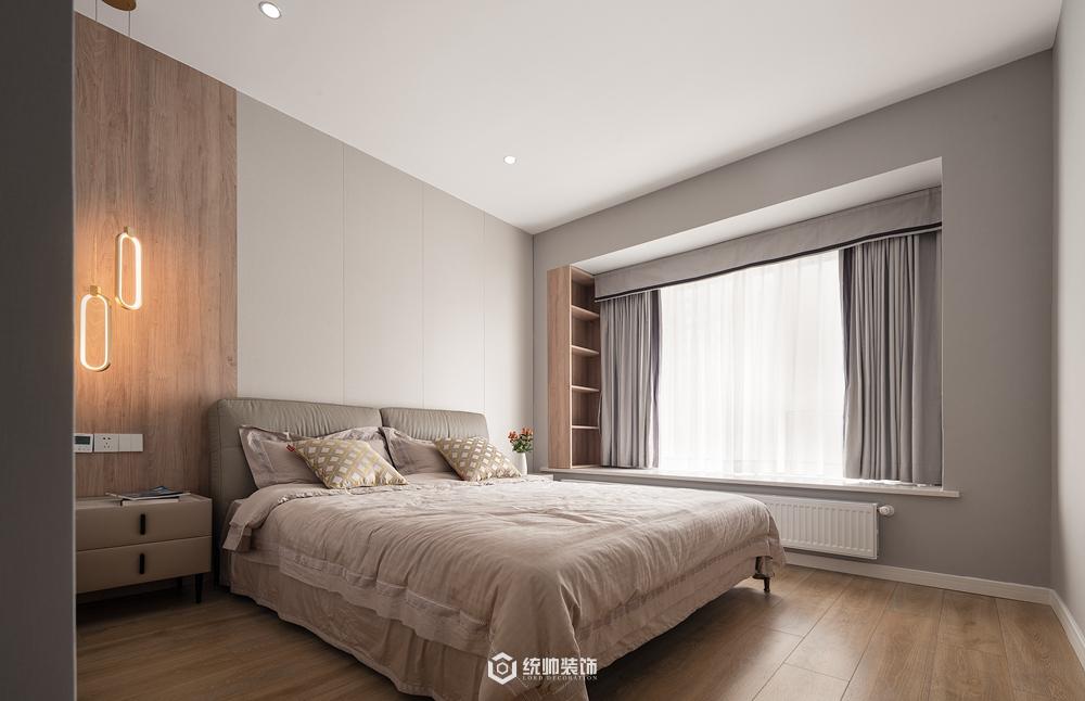 上海周边馥邦天下120平现代简约卧室装修效果图