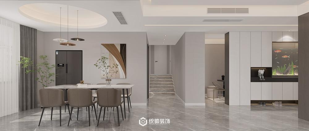 上海周邊怡景苑150平現代簡約客廳裝修效果圖