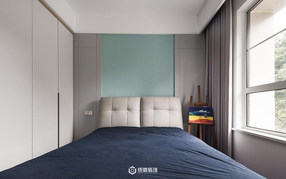 上海周边信达公园里143平轻奢卧室装修效果图