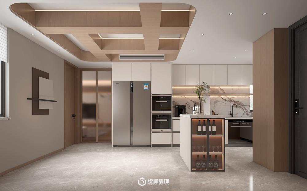 黃浦區唐城公寓131平現代簡約廚房裝修效果圖
