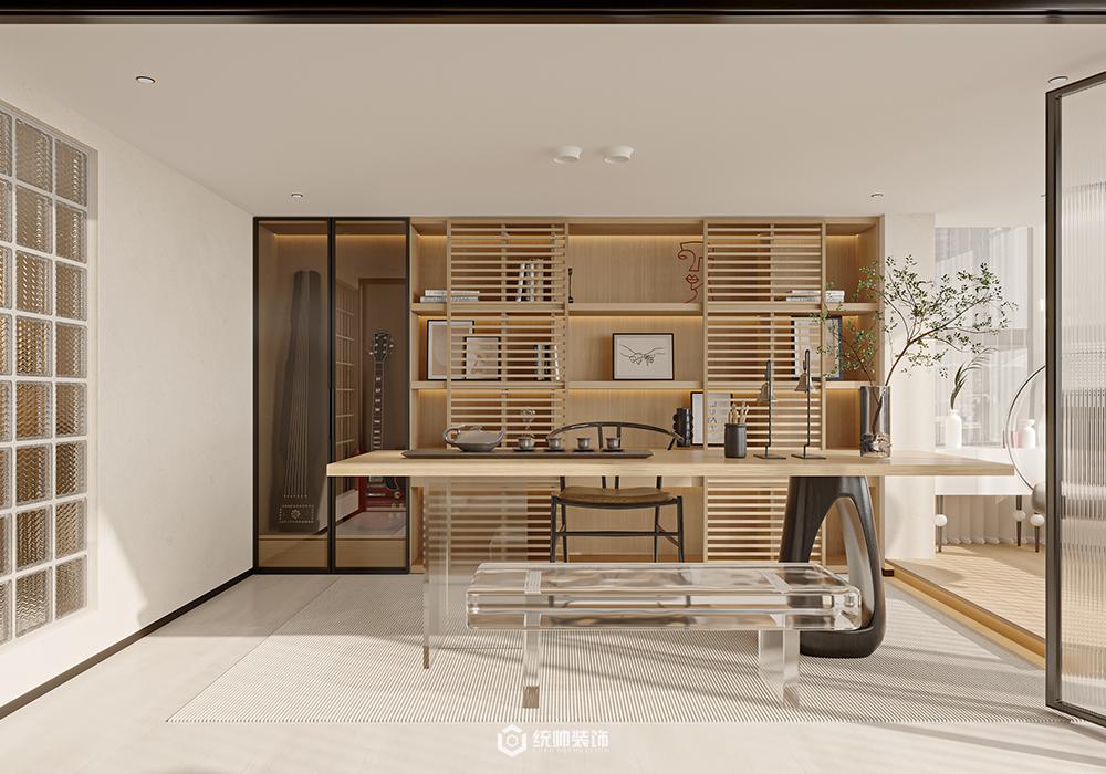 松江區三迪曼哈頓190平現代簡約書房裝修效果圖