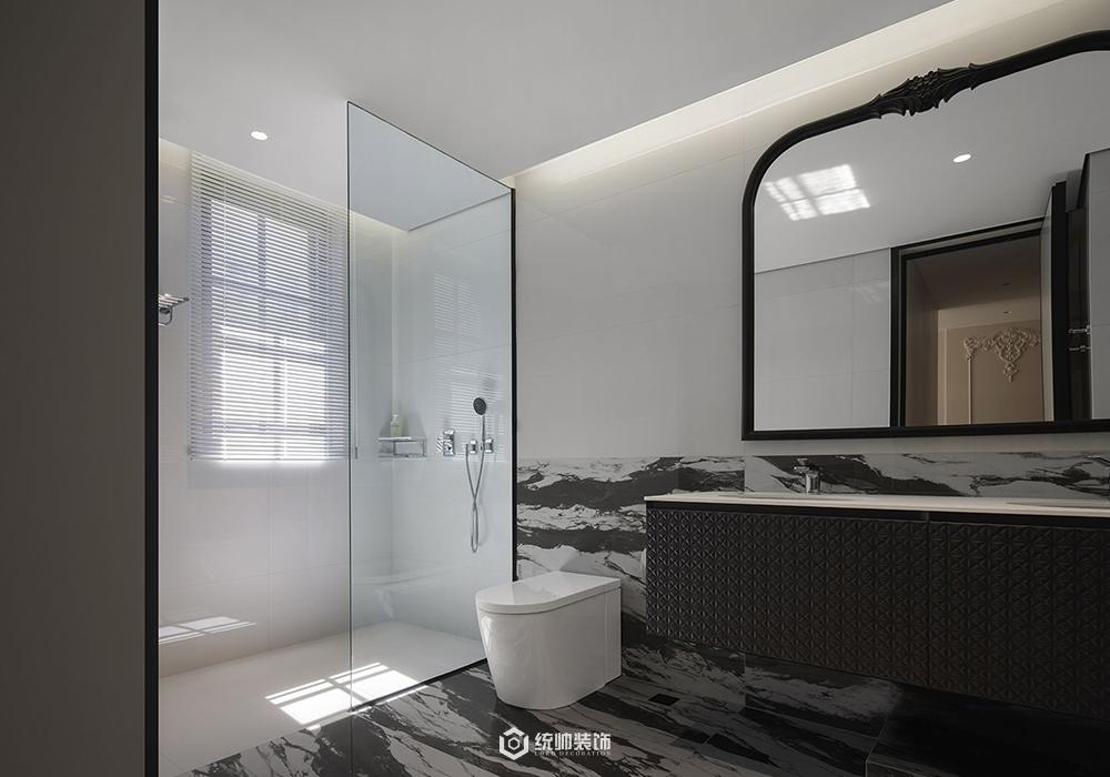 徐匯區申德公寓150平法式衛生間裝修效果圖