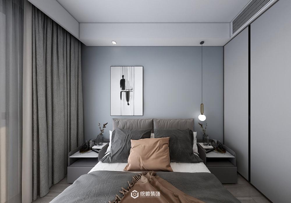 上海周边香溢璟庭130平现代简约卧室装修效果图