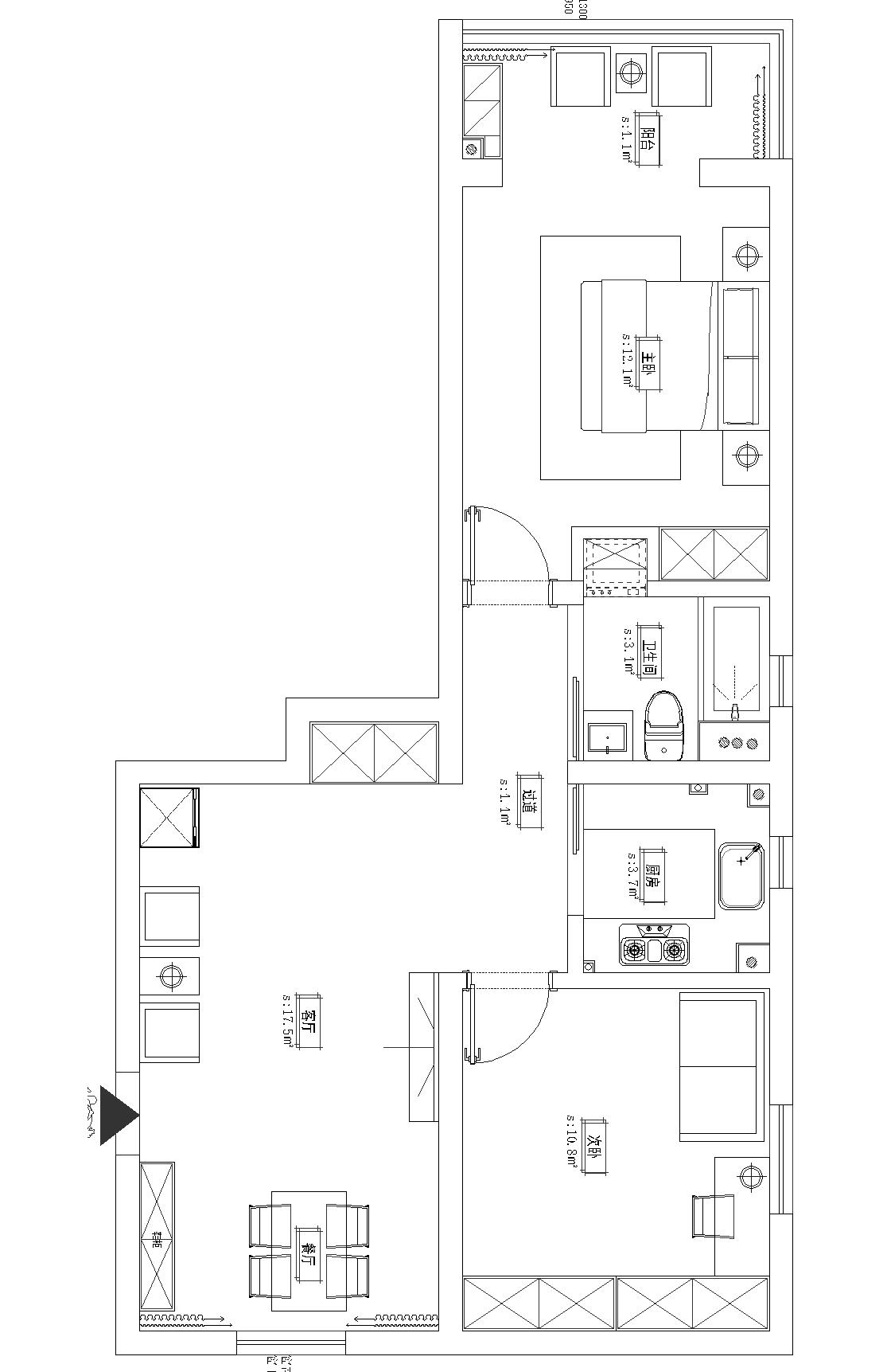 申通公寓户型分析图
