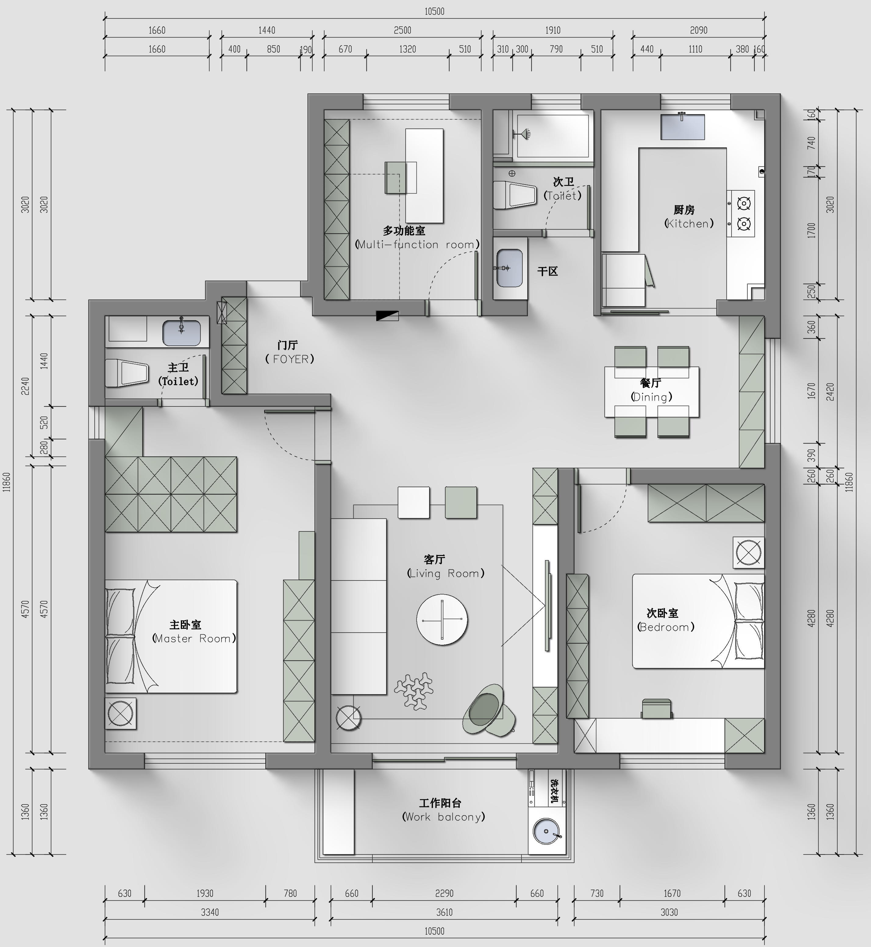 麗華公寓戶型分析圖